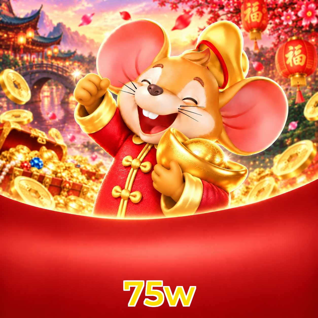 Interface de jogos na 75w incluindo Plushie Frenzy